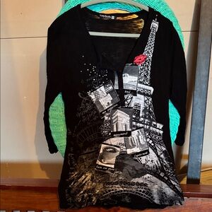 Betty barkley tunic  suze m/L   quarter Sleeve Top